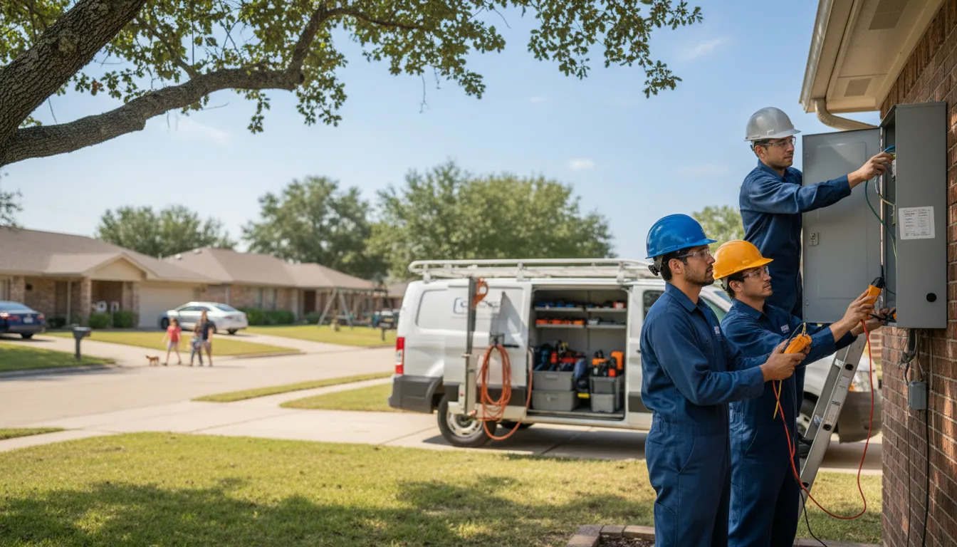 Certified electrician providing emergency electrical services in Roscoe, MN